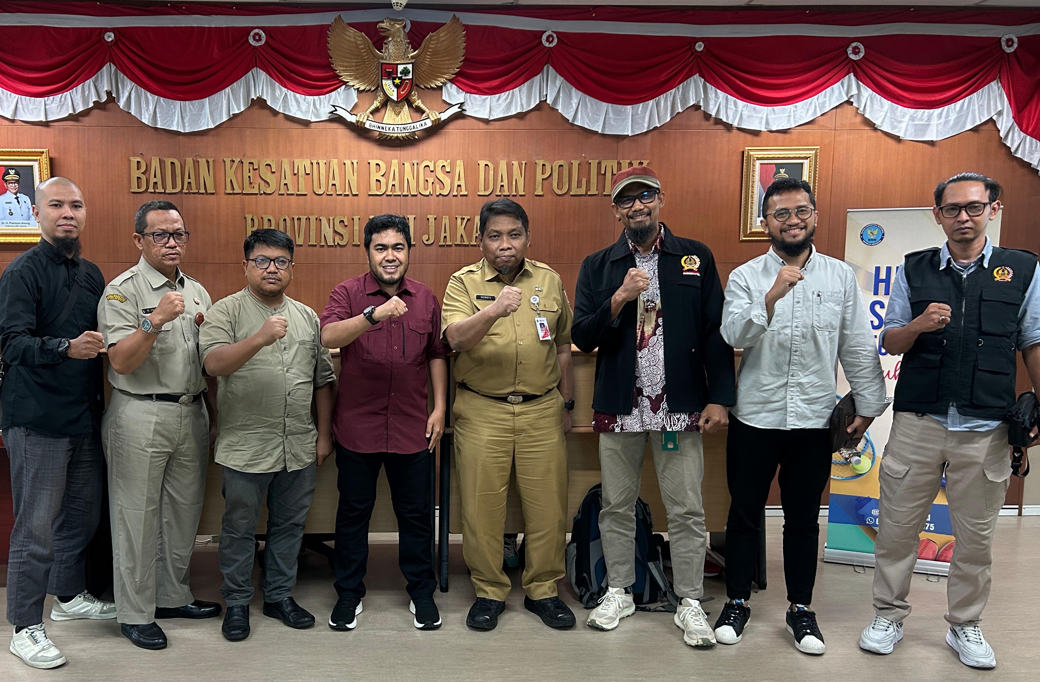 KOMBATPOL DPD DKI JAKARTA JALIN SILATURAHMI DAN AUDIENSI BERSAMA KESBANGPOL PROVINSI DKI JAKARTA
